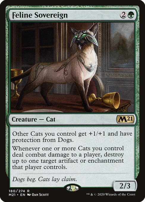 Feline Sovereign from Core Set 2021