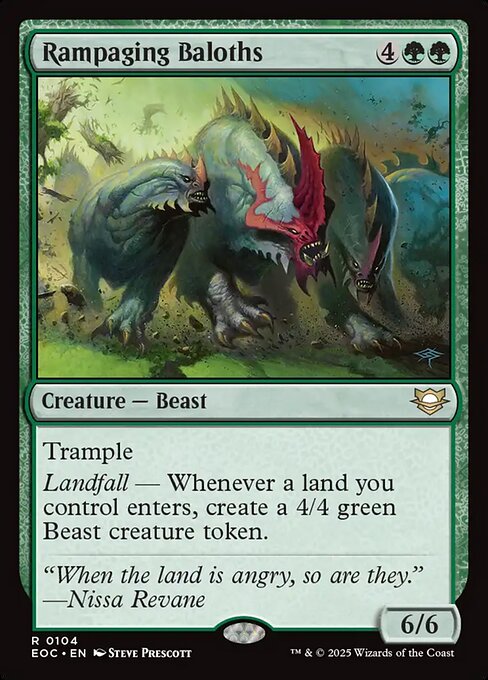 Rampaging Baloths highlighted card art