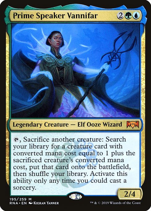 Prime Speaker Vannifar highlighted card art