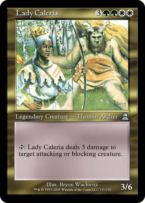 Lady Caleria highlighted card art