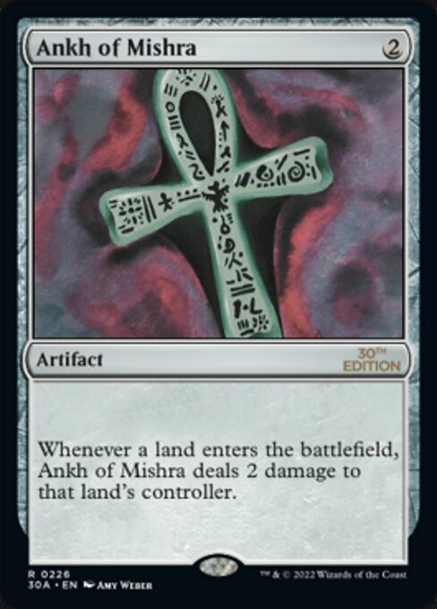 Ankh of Mishra highlighted card art