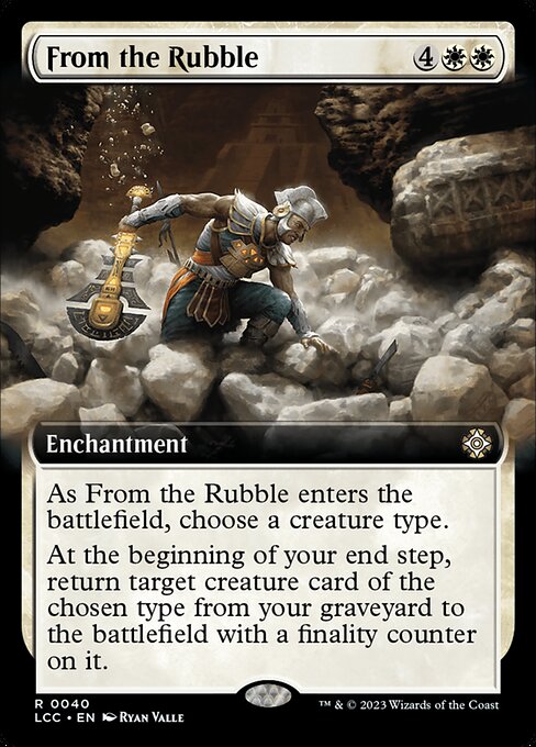 From the Rubble highlighted card art