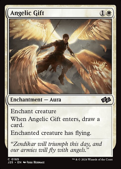 Angelic Gift highlighted card art