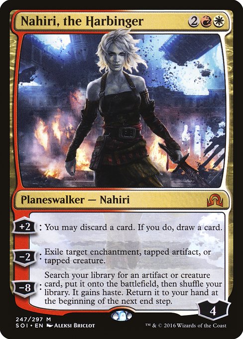 Nahiri, the Harbinger from Shadows over Innistrad