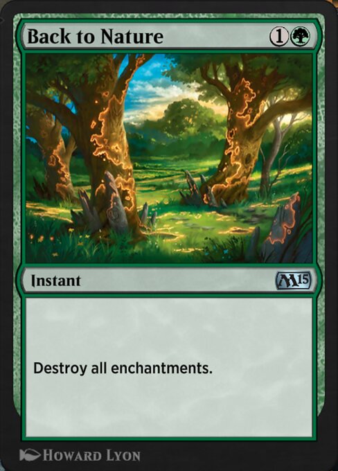 Back to Nature highlighted card art