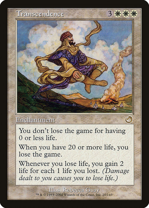 Transcendence highlighted card art