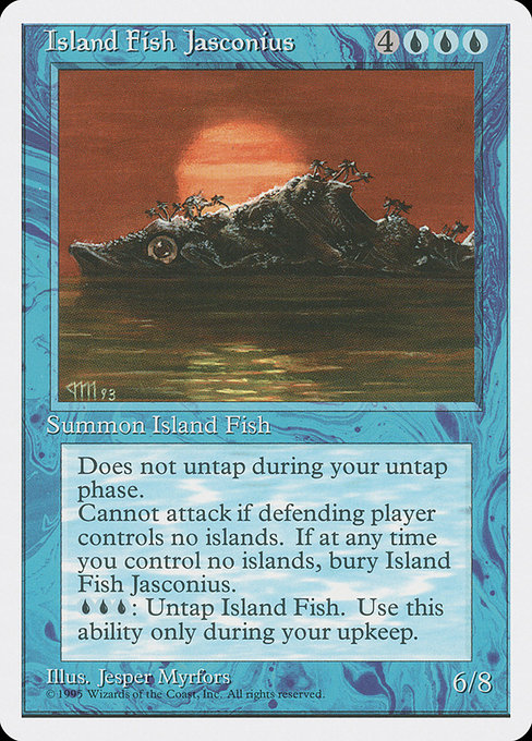Island Fish Jasconius highlighted card art