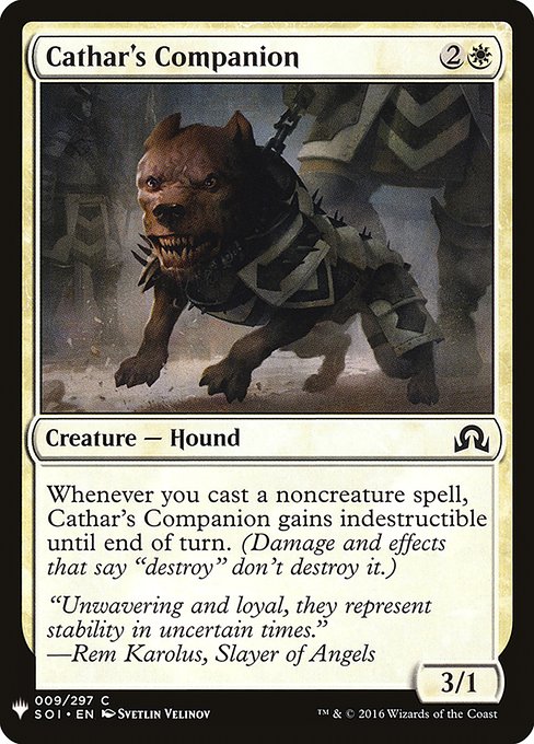 Cathar's Companion from The List