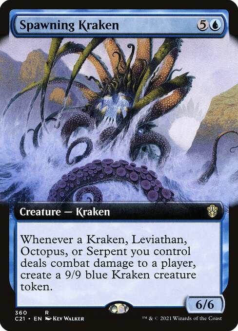 Spawning Kraken from Commander 2021