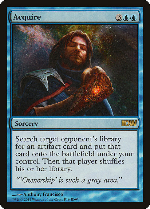 Acquire highlighted card art