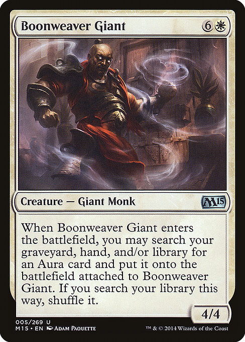 Boonweaver Giant from Magic 2015