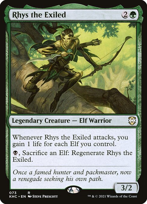 Rhys the Exiled highlighted card art