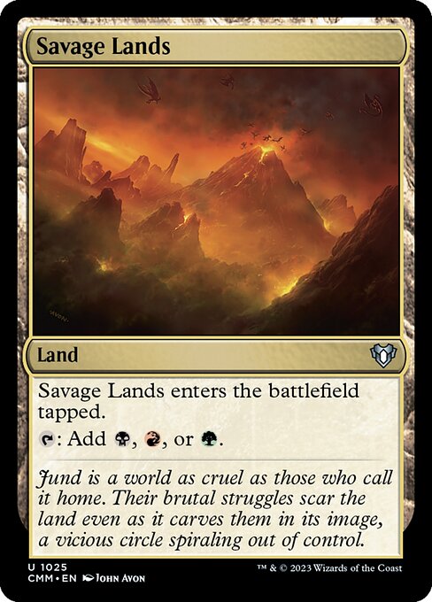 Savage Lands from Commander Masters