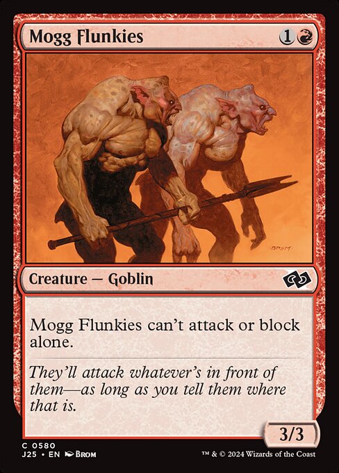 Mogg Flunkies highlighted card art