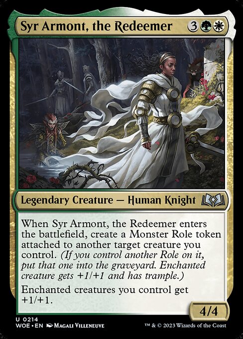 Syr Armont, the Redeemer highlighted card art