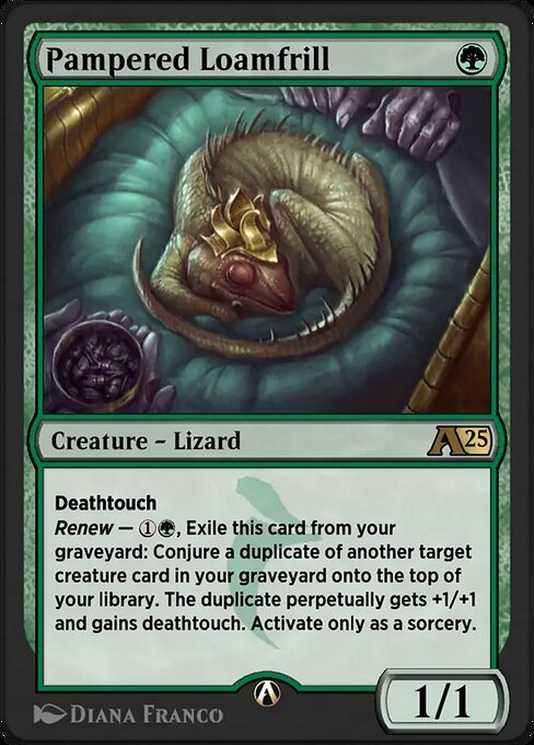 Pampered Loamfrill highlighted card art