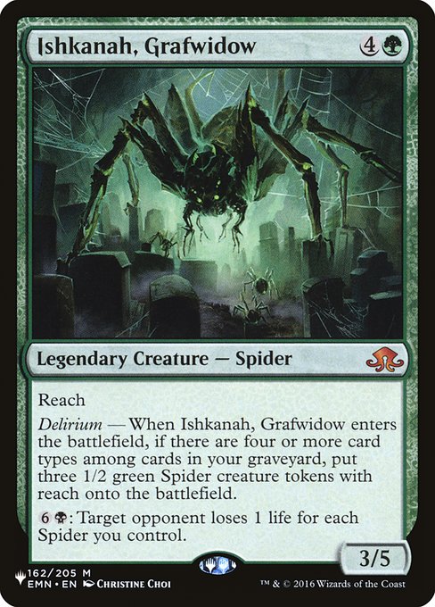 Ishkanah, Grafwidow from The List