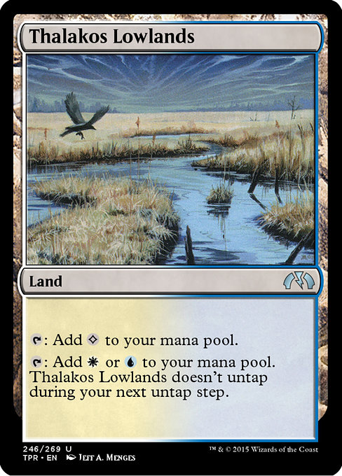 Thalakos Lowlands highlighted card art