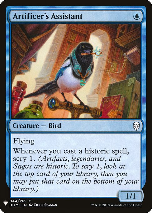 Artificer's Assistant highlighted card art