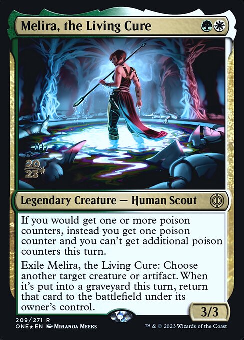 Melira, the Living Cure from Phyrexia: All Will Be One Promos