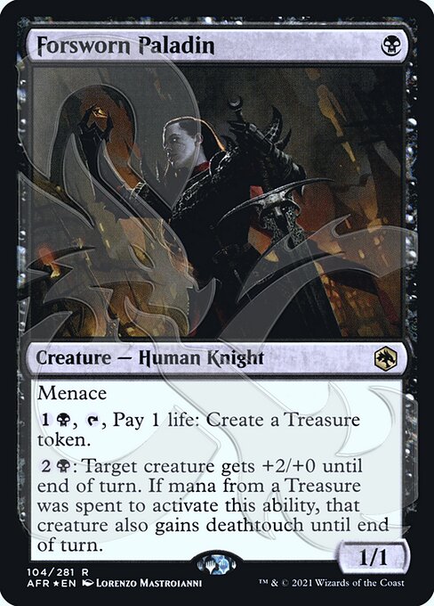 Forsworn Paladin from Adventures in the Forgotten Realms Promos