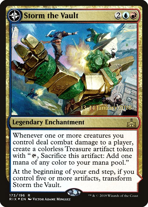Storm the Vault // Vault of Catlacan from Rivals of Ixalan Promos