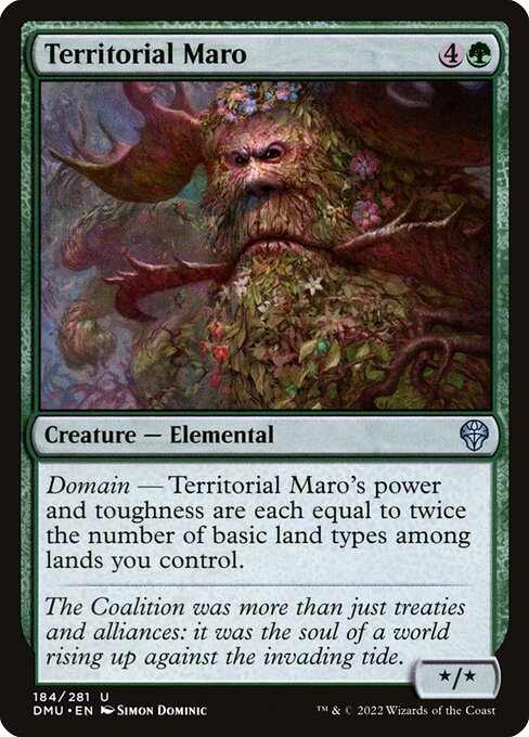 Territorial Maro highlighted card art