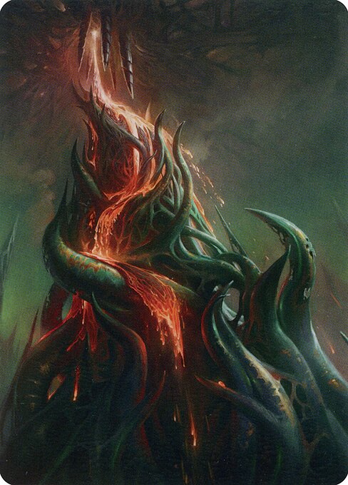 Copperline Gorge // Copperline Gorge from Phyrexia: All Will Be One Art Series