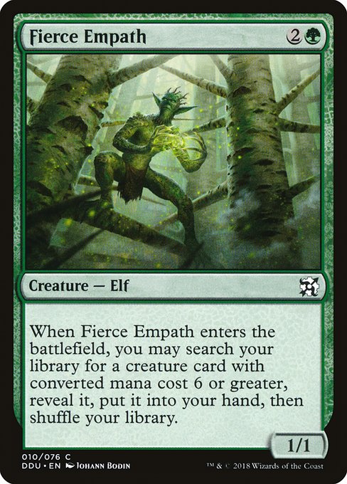 Fierce Empath from Duel Decks: Elves vs. Inventors