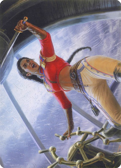 Sisay, Weatherlight Captain // Sisay, Weatherlight Captain highlighted card art