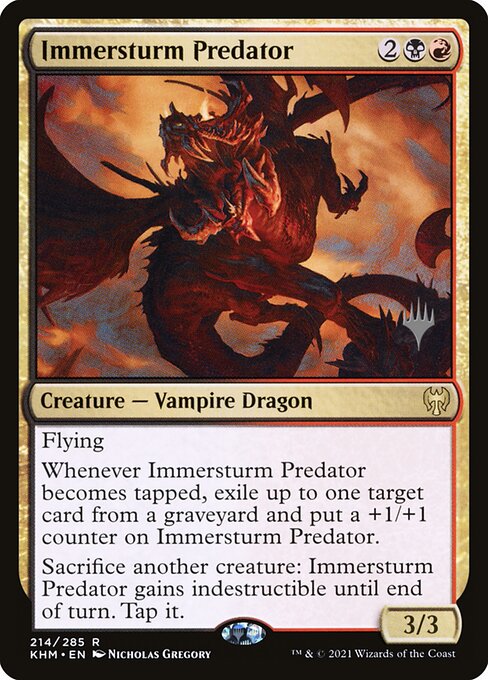 Immersturm Predator from Kaldheim Promos