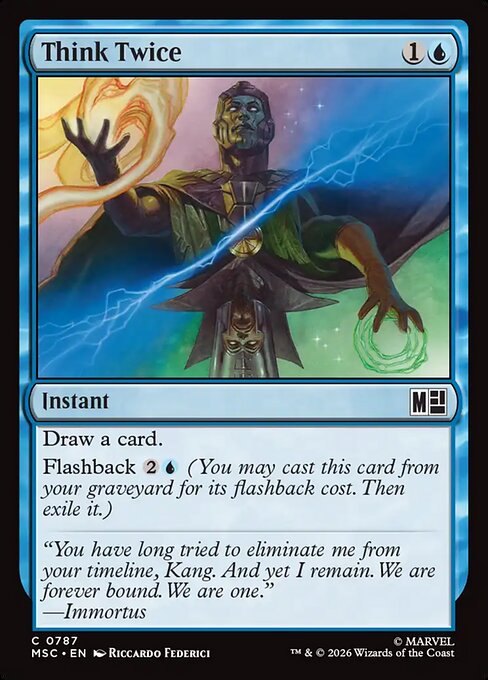 Think Twice highlighted card art