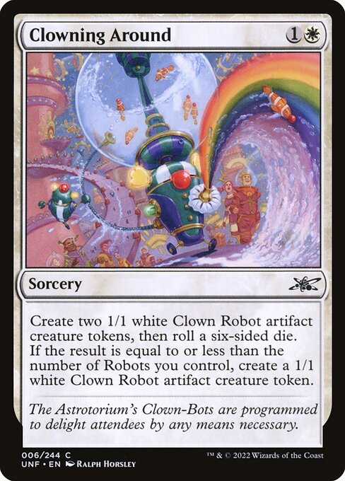 Clowning Around highlighted card art