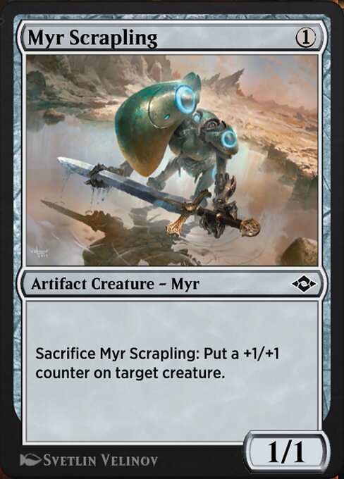 Myr Scrapling highlighted card art
