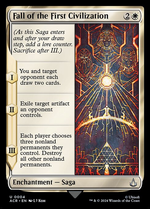 Fall of the First Civilization highlighted card art
