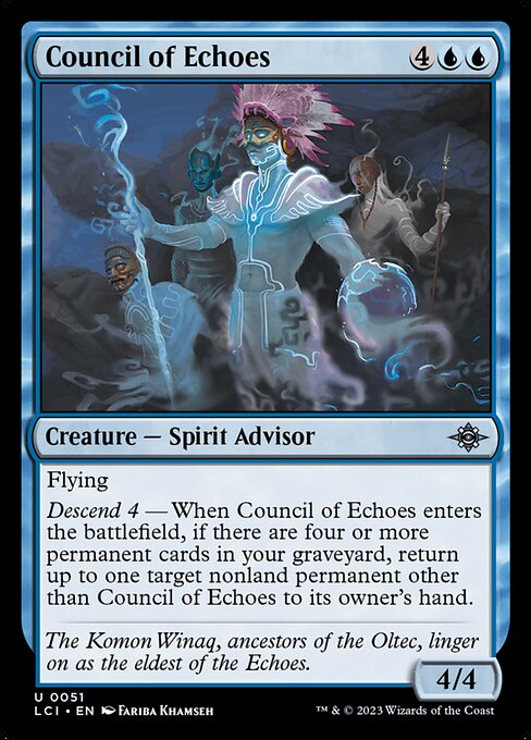 Council of Echoes highlighted card art