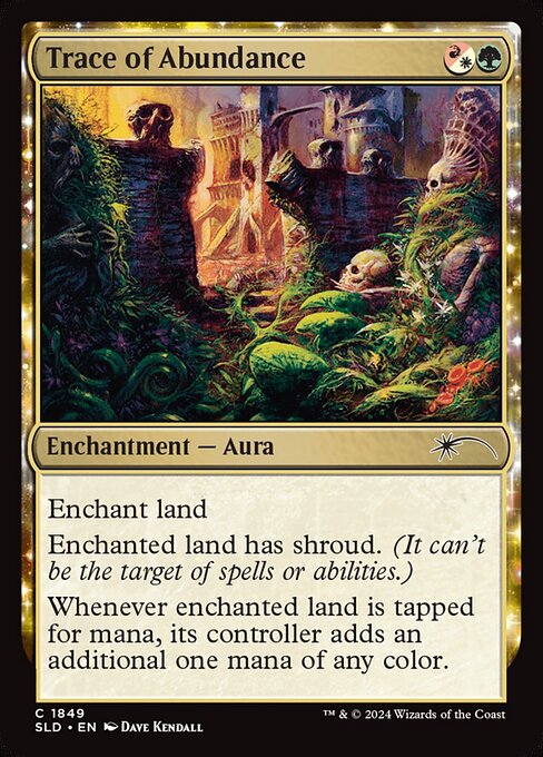 Trace of Abundance highlighted card art