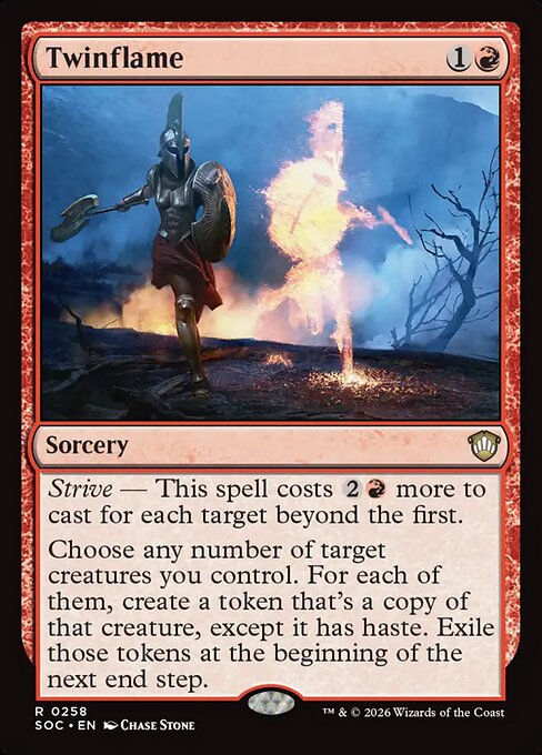 Twinflame from Secrets of Strixhaven Commander