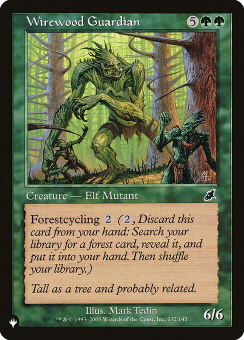Wirewood Guardian highlighted card art