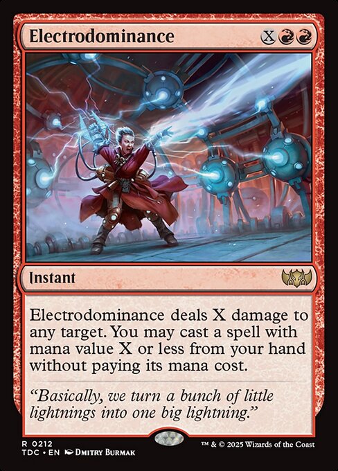 Electrodominance highlighted card art
