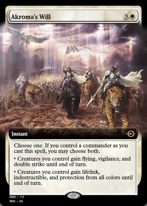 Akroma's Will from Magic Online Promos