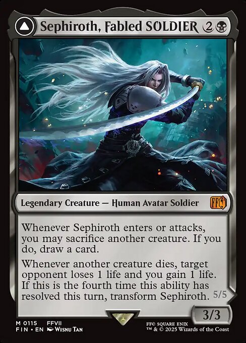 Sephiroth, Fabled SOLDIER // Sephiroth, One-Winged Angel from Final Fantasy