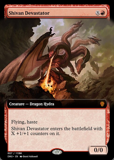 Shivan Devastator highlighted card art