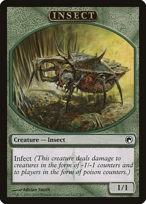 Insect highlighted card art