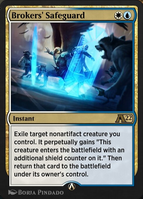 Brokers' Safeguard highlighted card art