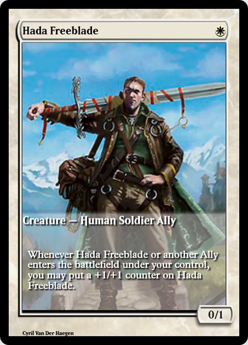 Hada Freeblade highlighted card art