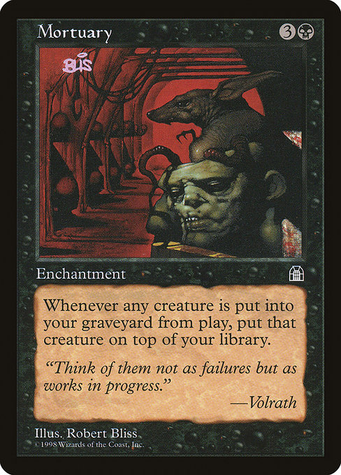 Mortuary highlighted card art