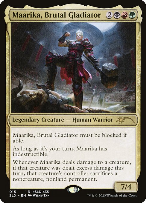 Maarika, Brutal Gladiator highlighted card art