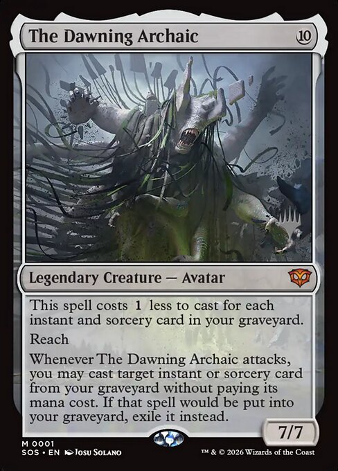The Dawning Archaic from Secrets of Strixhaven Promos