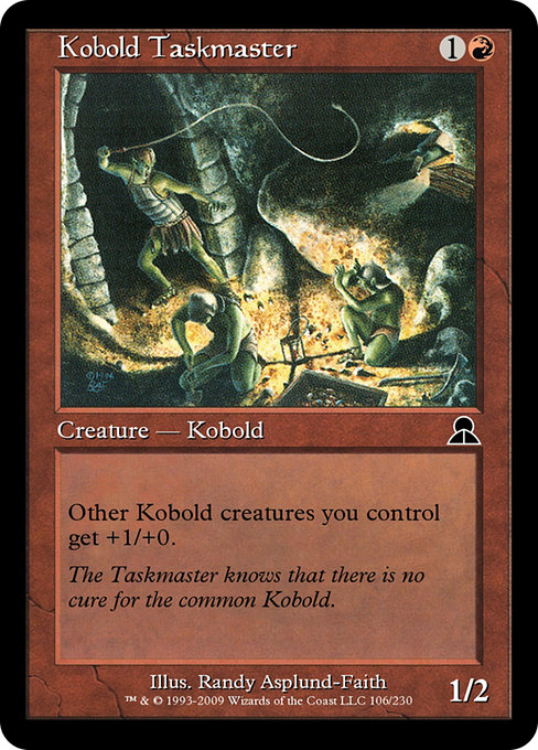 Kobold Taskmaster highlighted card art